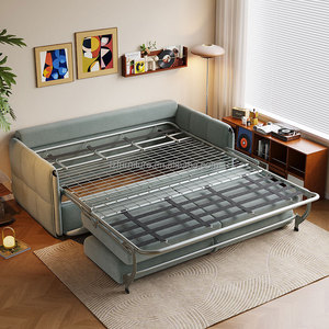 Canapé-lit convertible 3 places de luxe en tissu, design moderne et compact, idéal pour les appartements et l'hôtellerie - Product Image 5