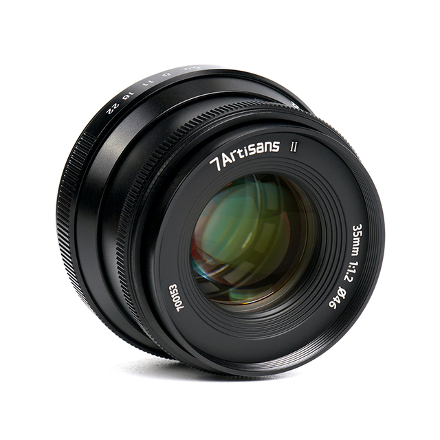 7artisans 35mm F1.2 II Prime Lens Manual Focus Large Aperture Lens for Canon EOSM/Sony E-mount Fujifilm M43 Cameras