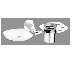 Juego de baño de metal para hotel y Villa EC BA 12 Juego de accesorios Premium de ocho piezas Incluye soporte para cepillo de dientes Jabón OEM ODM - Product Image 5