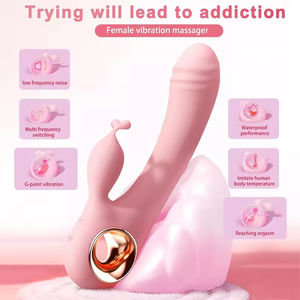 Bestseller Hochwertiger realistischer Dildo <span class=keywords><strong>vibrator</strong></span> für Frauen Dual Motor Silikon <span class=keywords><strong>G</strong></span>-Punkt Kaninchen <span class=keywords><strong>Vibrator</strong></span> Sex Produkte - Product Image 3