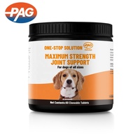 Supplément de hanche personnalisé privé pour chiens, bouteille pour animaux de compagnie, supplément de hanche et d'articulation pour chiens, Glucosamine Plus comprimés de haute qualité