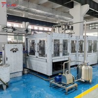 Hotselling automatische dranken- en waterafvulmachine voor 500ml-2L PET-flessen, 15000 BPH, hoge productiviteit, sap productielijn
