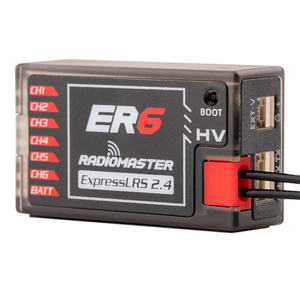 Récepteur Radiomaster ER6 2,4 GHz ELRS PWM, accessoires <span class=keywords><strong>pour</strong></span> <span class=keywords><strong>drone</strong></span> RC, système ExpressLRS <span class=keywords><strong>pour</strong></span> <span class=keywords><strong>drone</strong></span> de course <span class=keywords><strong>FPV</strong></span> - Product Image 2