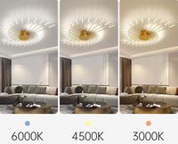 Plafonnier LED moderne pour intérieur, idéal pour la maison, la chambre à coucher, le salon, base de suspension en forme de feux d'artifice pour application hôtelière