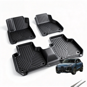Tapis de sol de voiture 3D en TPE sur mesure, imperméables et toutes saisons, pour <span class=keywords><strong>Audi</strong></span> Q6 E-Tron 2025 - Tapis intérieur - Product Image 1