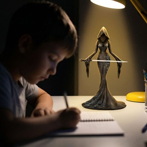 Statue de sorcière en résine personnalisée en gros avec figurines de sorcières gothiques pour la décoration d'Halloween, cadeau original, décoration du Jour des Morts - Product Image 3