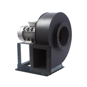 Ventilador Centrífugo Industrial HkFj, Montado en Ducto, Aspas de Acero, Motor de CA de 380V, Metal Negro, para Eliminación de Polvo, Ventilación y Extracción de Humo - Product Image 2