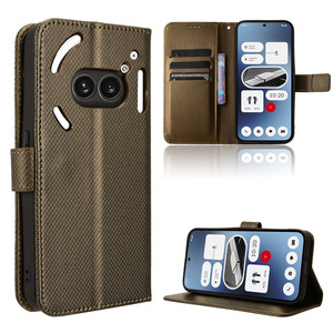 Étui de téléphone à rabat en cuir PU à motif de diamant portefeuille de luxe pour rien téléphone 2A - Product Image 5