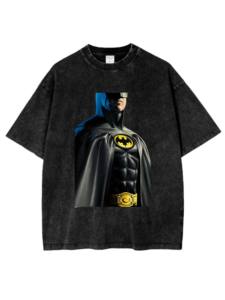 B Man Loneliness <span class=keywords><strong>Redemption</strong></span> Camisetas de gran tamaño Verano 100% Algodón Cómodo Hombro caído Cuello redondo Peso pesado Lavado ácido - Product Image 4