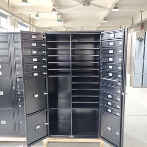 Outdoor Weatherproof Cluster Mailboxes Galvanized Steel Multi Unit Mailbox Parcel Locker for Rental Apartment Buildings - Product Image 3