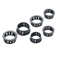 Anneau de protection de câble moulé par injection en PA66 noir à fixation rapide SB, pour sortie de fil à travers trou, boîtier de distribution, gaine de protection