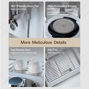 Professional <b>Touch</b> <b>Screen</b> Dual Pump Dual Boiler 15 Bar Espresso <b>Machine</b> Professional <b>Coffee</b> Experience for Commercial - Product Image 3