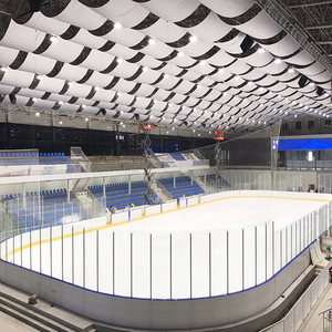Barrière <span class=keywords><strong>de</strong></span> patinoire ZSPE - Barrière en HDPE durable pour patinoires publiques et patinoires <span class=keywords><strong>de</strong></span> patinage artistique - Product Image 1