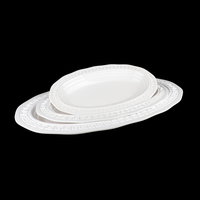 Assiettes rondes noires en mélamine écologiques pour restaurant, vaisselle de haute qualité personnalisée, résistante au lave-vaisselle, de qualité alimentaire, en vente