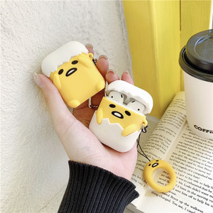 Étui à œufs paresseux en Silicone pour Apple <span class=keywords><strong>Airpods</strong></span>, <span class=keywords><strong>coque</strong></span> antichoc, protection des écouteurs, accessoires de peau - Product Image 6