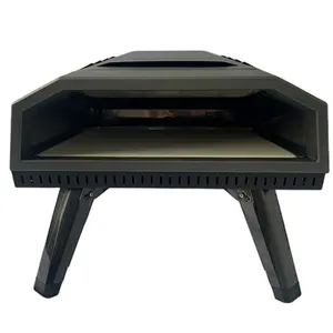 Gas Pizza Oven Pizza Ovens Voor Tuin Camping Outdoor Mobiel 12 Inch Enkel Roestvrij Staal Forno Vrijstaande Horno Pizza