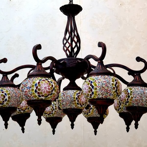 Lampadario turco d'annata industriale fatto a mano delle luci del pendente <span class=keywords><strong>di</strong></span> vetro <span class=keywords><strong>di</strong></span> stile turco all'ingrosso della fabbrica della lampada della cina <span class=keywords><strong>tiffany</strong></span> - Product Image 4