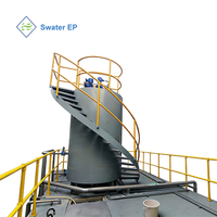 Clarificateur circulaire en acier pour station d'épuration avec escalier hélicoïdal, livraison directe usine