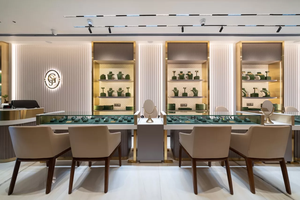 ตู้โชว์เครื่องประดับหรูหราสำหรับร้านค้าเฟอร์นิเจอร์ดีไซน์ภายในสำหรับโชว์สินค้าในห้างสรรพสินค้า - Product Image 3