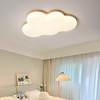Lampu Langit-langit Awan Spektrum Penuh Modern Warna Krem untuk Kamar Anak