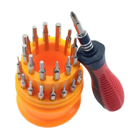 Kit de tournevis plat à croix hexagonale Trox de précision cinq étoiles avec poignée en plastique 1 jeu d'outils clés pour la réparation d'ordinateurs et de téléphones