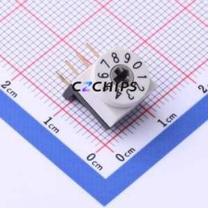 MDR-10H Rotary Encoder Switch Through hole Component (THT) Switch 10 True Code - Product Image 1