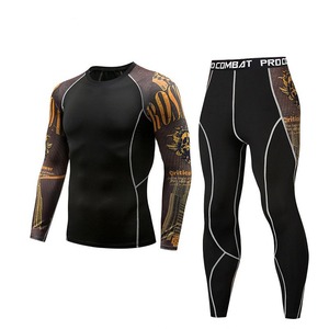 Mallas deportivas <span class=keywords><strong>de</strong></span> manga larga para <span class=keywords><strong>hombre</strong></span>, <span class=keywords><strong>de</strong></span> secado rápido Camiseta deportiva, ropa <span class=keywords><strong>de</strong></span> fitness elástica <span class=keywords><strong>de</strong></span> secado rápido - Product Image 6