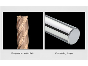 4 mét <span class=keywords><strong>Carbide</strong></span> phay chèn, HRC 55 song song Shank rắn tungsten <span class=keywords><strong>carbide</strong></span> <span class=keywords><strong>CNC</strong></span> End phay Cutter cho không gỉ - Product Image 5
