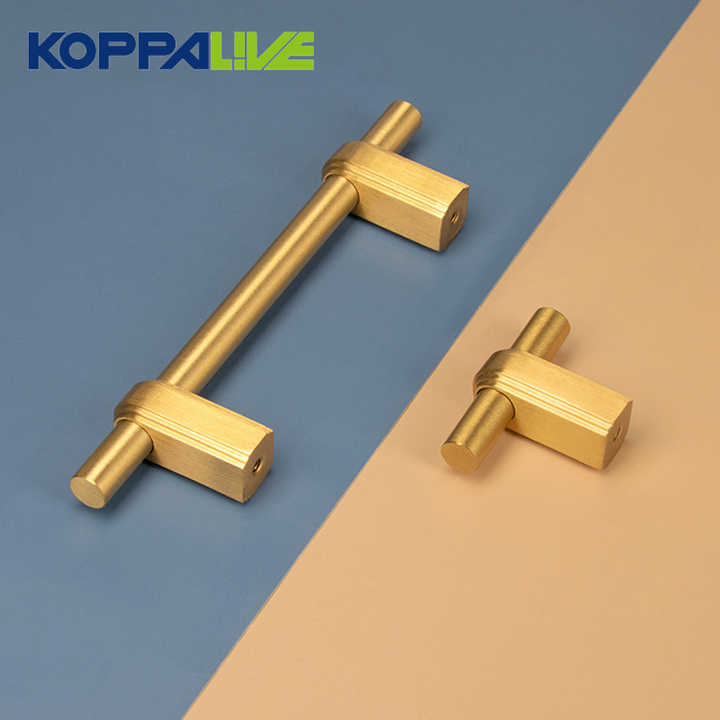 Koppalive Antique Bronze Cupboard Handles Solid Brass T Bar Drawer ...
