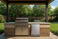 Refrigerador Compacto Integrable de 5.1 Pies Cúbicos para Encimera/Exterior con Certificación ETL/DOE/CEC, Nuevo Compresor BC-145A1EQ