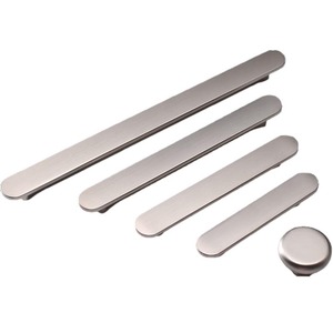 Style nordique moderne Simple haut de gamme bouton en alliage de Zinc longue poignée pour armoire armoire tiroir chaussures Design minimaliste français - Product Image 1