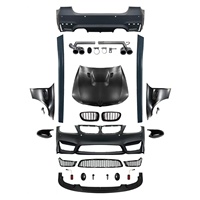 Kit bodi plastik PP gaya M4 untuk BMW 3 Series E90 2005-2008 Bumper depan belakang Assy rok samping