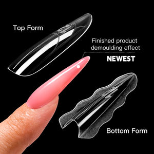 Novedosos Moldes Dual Form para Uñas de Sándwich Francés de Marca Privada, Extensión de Uñas, Logo Personalizado, Puntas de Uña Dual Form de Sándwich, 240 Pzs/Caja - Product Image 2