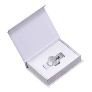 Nouvelle clé USB 2.0 en plastique pivotante de 128 Mo à 64 Go avec garantie d'un an et service de réparation - Product Image 1