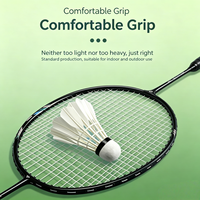 Volant de badminton professionnel de qualité OEM, niveau tournoi, hybride, en plumes d'oie, double couche sandwich, classe B