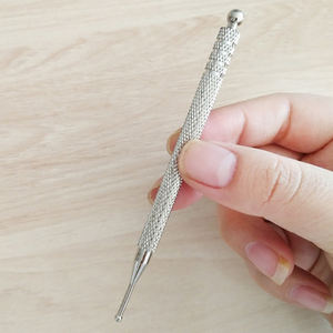 Pluma de acupuntura manual de acero inoxidable para alivio de punto gatillo de cuerpo completo herramienta de automasaje de tejido profundo masaje de barra de acupresión - Product Image 5