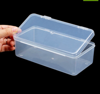 Boîte de rangement et d'affichage multi-usages, conteneur en plastique PP sur mesure en gros avec couvercle à clipser
