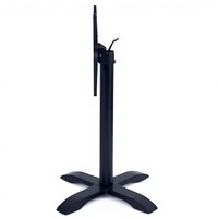 Pieds de table en métal au design moderne, base en acier vintage antirouille durable, support de table pliable, base de table basse pliante