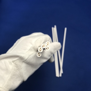 Industrial Application 99% <strong>Magnesium</strong> Oxide Core MgO Ceramic Insulating Tubes <strong>Rods</strong> for 2 Holes 4 Holes 7 Holes - Product Image 4