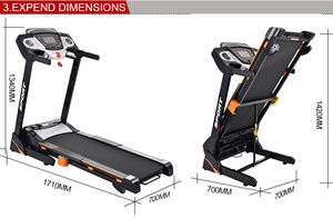 Lijiujia electrónica al por mayor venta caliente moderna velocidad ajuste hogar cinta de correr precio barato máquina de correr - Product Image 5