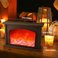 Lampes de lanterne de flamme LED lampe de cheminée de Simulation de flamme lanterne USB ou alimentée par batterie lampe sans flamme pour décoration de salon de cour
