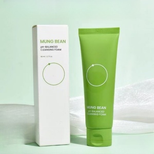 Beplai Mung Bean PH-Limpieza equilibrada <span class=keywords><strong>No</strong></span> comedogénica Probada Espuma suave para uso diario <span class=keywords><strong>Limpiador</strong></span> <span class=keywords><strong>facial</strong></span> de poros profundos 80ml - Product Image 2