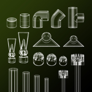 Manguera transparente para acuario, accesorios de tubería acrílica, junta de codo, pico de pato, camisetas, Accesorios para tubería de acuario - Product Image 3