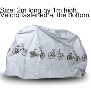 DELANHUWI 210D Cubierta de lluvia para bicicleta de montaña Protección contra el polvo para bicicletas de carretera BMX Cubiertas de bicicletas para niños Bicicleta de los elementos - Product Image 6