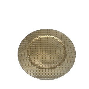 Round <strong>Gold</strong> <strong>Charger</strong> <strong>Plates</strong> Dinnerware 13 Inch Round Wedding Party Decoration <strong>Charger</strong> <strong>Plates</strong> in Bulk Plastic <strong>Plates</strong> - Product Image 4