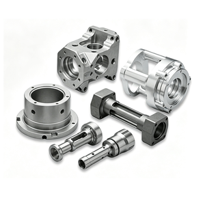 บริการผลิตชิ้นส่วนอะลูมิเนียมด้วยเครื่อง CNC 5 แกน แบบ OEM ตามสั่ง พร้อมบริการกัดขึ้นรูปที่มีความแม่นยำสูง สำหรับงานกลึงชิ้นส่วนตัวเรือน หน้าแปลน เพลา ระบบไฮดรอลิก และระบบอัตโนมัติ - Product Image 1