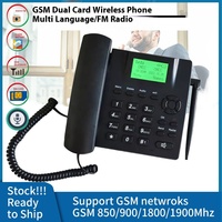 Teléfono móvil de doble tarjeta SIM 2G inalámbrico fijo para oficina o uso doméstico para comercio exterior y exportación comercial