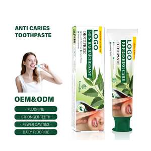 Anti-Karies Zahn aufhellung Frischer Atem Fluorid Bio Minze Zahnpasta OEM & ODM Zahnpasta Fabrik - Product Image 1