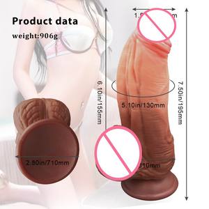 ZRX Extra Großer Realistischer Flüssigsilikon-<span class=keywords><strong>Dildo</strong></span> für Frauen & Anale Anwendung – Ultraweiches, Körpersicheres Sexspielzeug für Erwachsene mit Saugnapf - Product Image 5