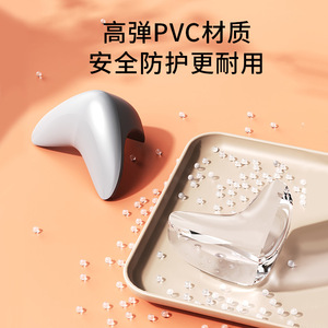 Silicone Corner <b>Protectors</b> L Shape 90 Degree Anti Collision <b>Table</b> Edge Guards For Furniture Safety Protection - Product Image 3